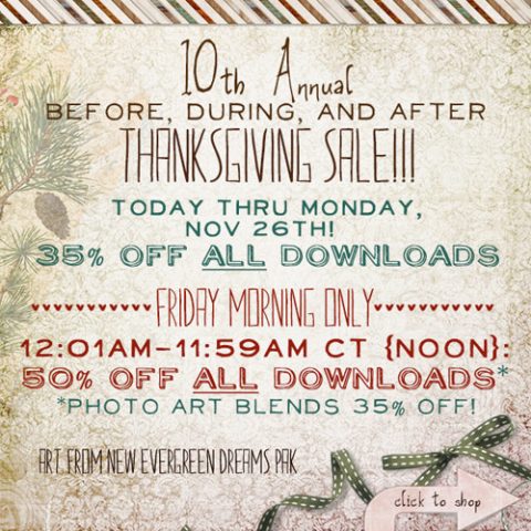 Before, During, & After Thanksgiving Sale!!