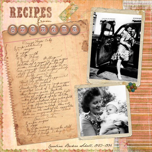 Recipes from Grandma by Michelle Shefveland