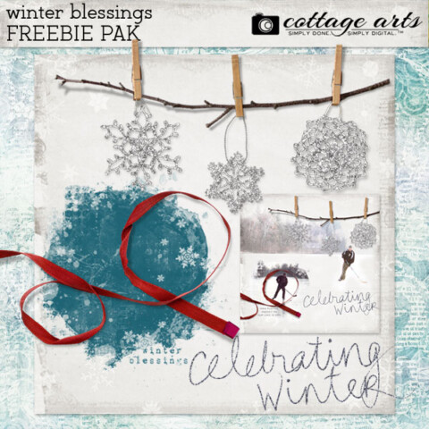 Winter Blessings Freebie and 40% off Sale!