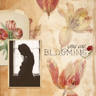 Timeless Tulips Sample Layout